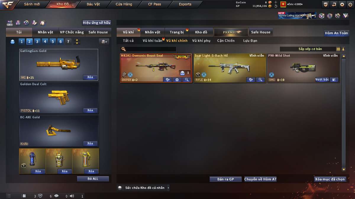 shop acc cf uy tin gia re